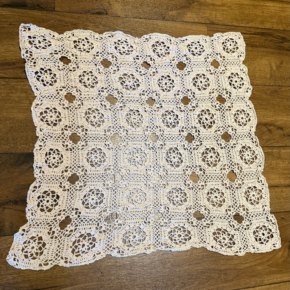 Vintage Handmade Crochet Lace Doily